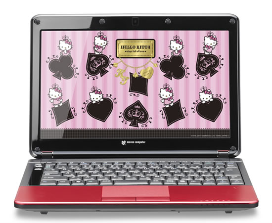 Ноутбук Hello Kitty и Swarovski